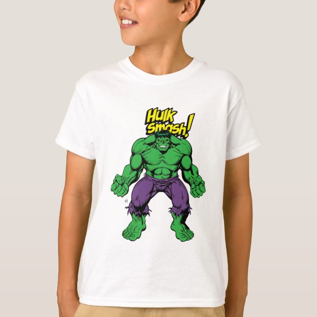 SMASH! Unstoppable Force Anger Power Design T-Shirt (Vorderseite)