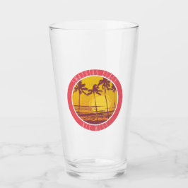 Smathers Beach Key West Vintage Beach Sunrise Surf Glas