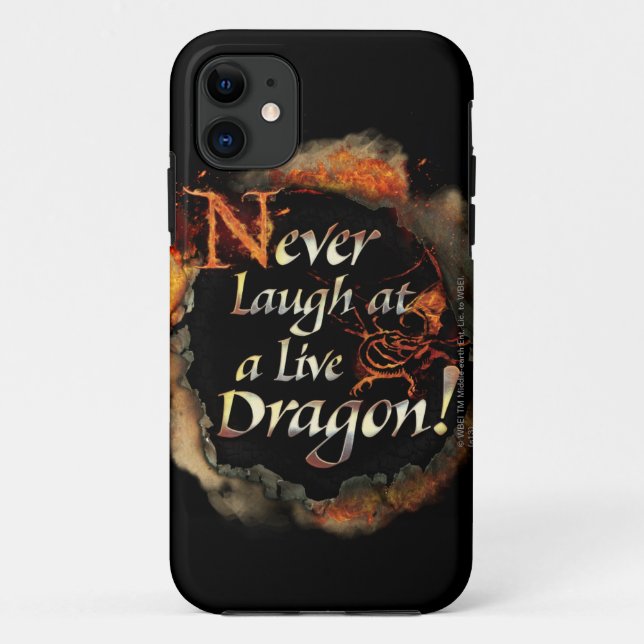 SMAUG™ - Logo-Grafik niemals lachen Case-Mate iPhone Hülle (Rückseite)
