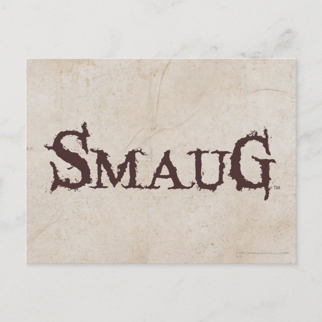 SMAUG™ Name Postkarte (Vorderseite)