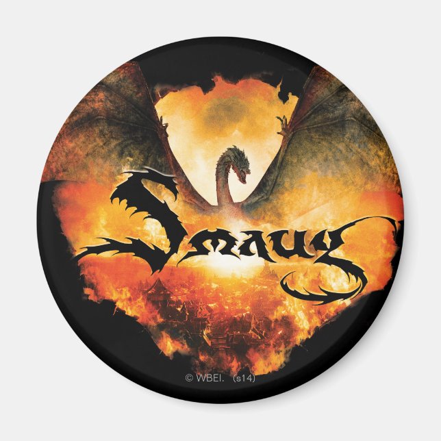 SMAUG™ Over Laketown Magnet (Vorne)