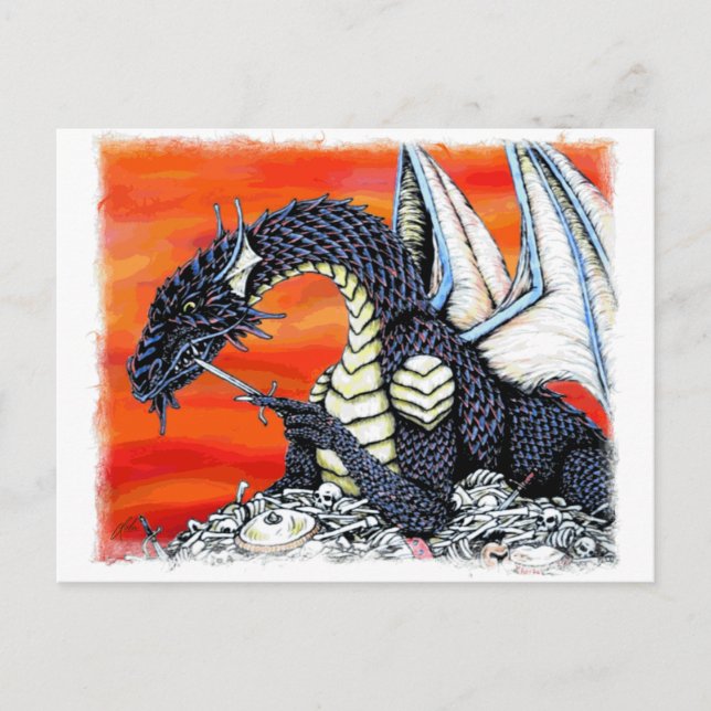 Smaug Postkarte (Vorderseite)