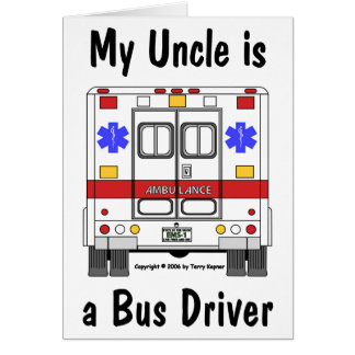SME-Ambulance, chauffeur d'oncle bus, carte