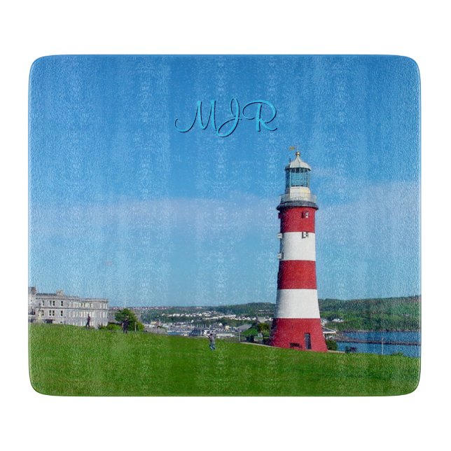 Smeaton Tower, The Hoe, Plymouth Schneidebrett (Vorderseite)