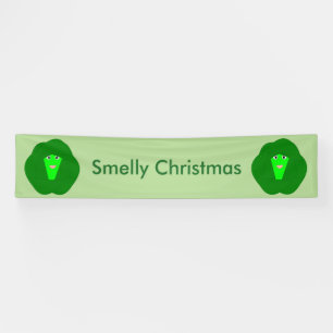 Smelly Christmas Brussels Sprout Banner