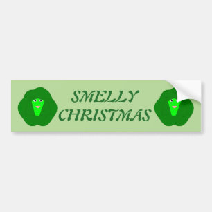 Smelly Christmas Brussels Sprout Custom Autoaufkleber