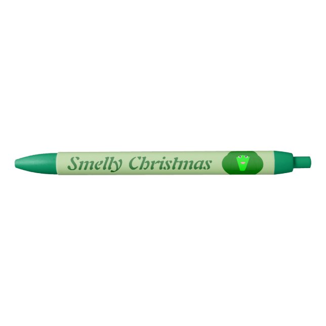 Smelly Christmas Brussels Sprout Custom Pen Kugelschreiber (Vorderseite)