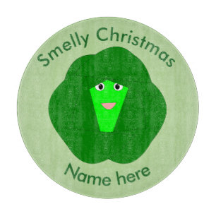 Smelly Christmas Brussels Sprout Cutting Board Schneidebrett