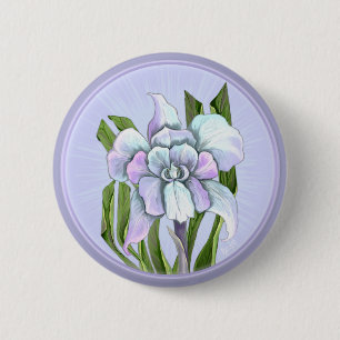 Smeraldo-Blume Button