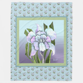 Smeraldo Blume Fleece Blanket