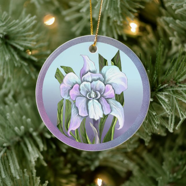 Smeraldo Blume Keramik Ornament (Baum)