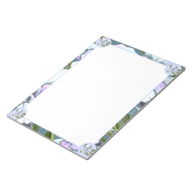 Smeraldo Blume Notizblock (angewinkelt)