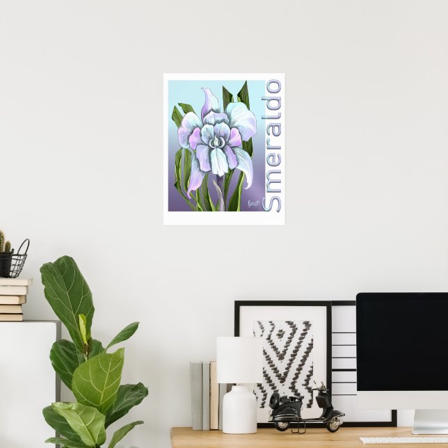 Smeraldo Blume Poster (Heimbüro)