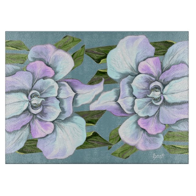 Smeraldo Blume Schneidebrett (Vorderseite)