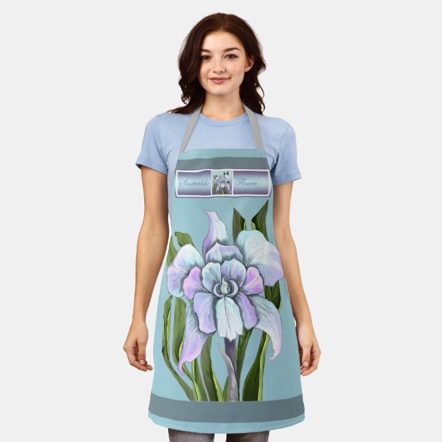 Smeraldo Blume Schürze (Getragen)