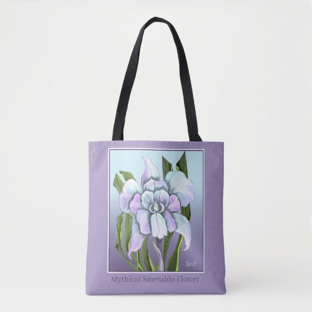 Smeraldo Blume Tote Tasche (Vorderseite)