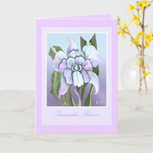 Smeraldo-Blumen-Leerkarte Karte