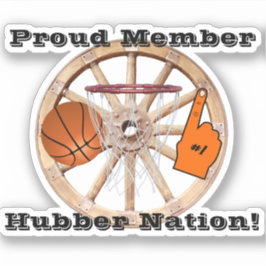 Smethport Hubbers Hubber Nation Basketball Fan Aufkleber