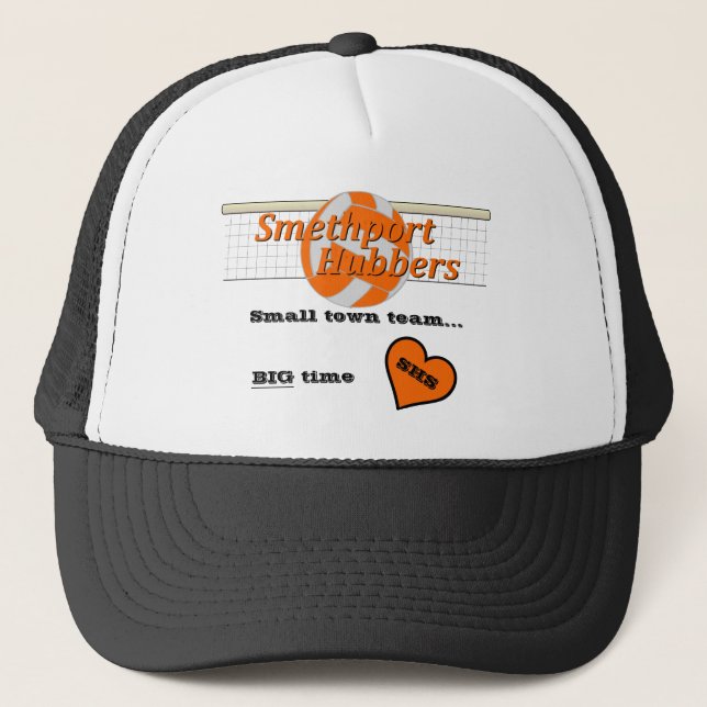 Smethport Hubbers Volleyball Fan Truckerkappe (Vorderseite)