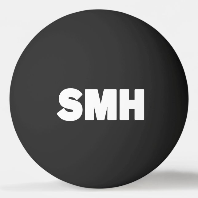 SMH | Text Slang Pong Ball Tischtennisball (Vorderseite)