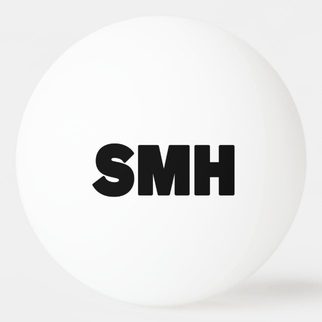 SMH | Text Slang Tischtennisball (Vorderseite)