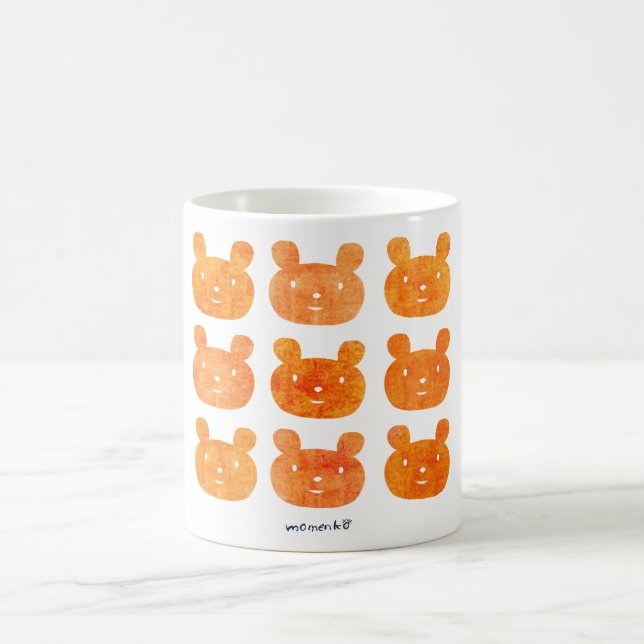 smile bear orange kaffeetasse (Mittel)