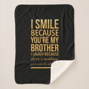 Smile bro Weihnachtsgeschenke für Brüder von b Sherpadecke