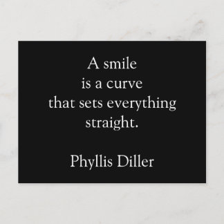 Smile - carte postale inspirante