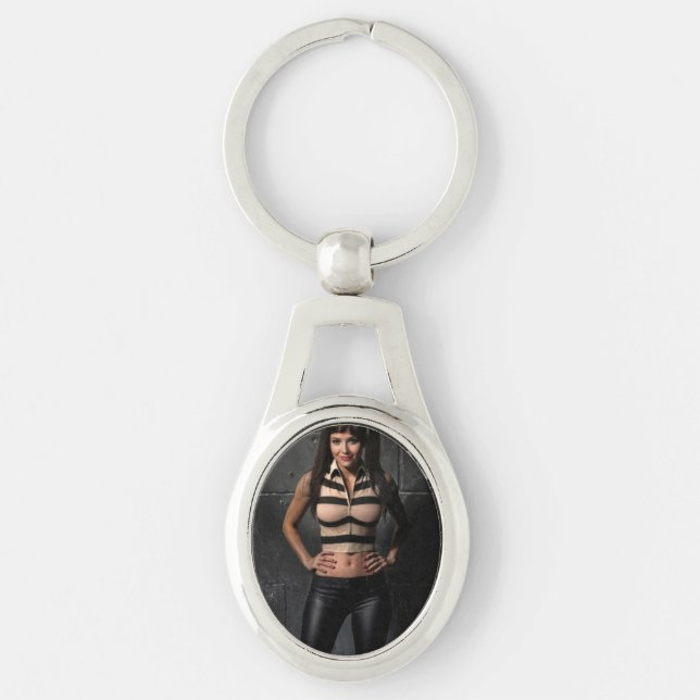 Smile Corner metal keychain Schlüsselanhänger (Vorderseite)