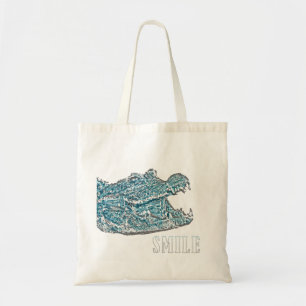 Smile Crocodile Tragetasche
