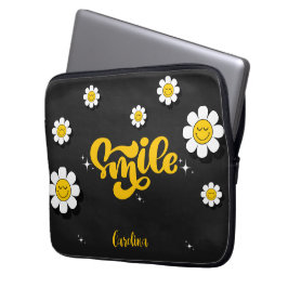 Smile Daisy Garten individuell anpassbar Laptopschutzhülle