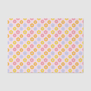 Smile Daisy Niedlich Groovy Retro Seidenpapier