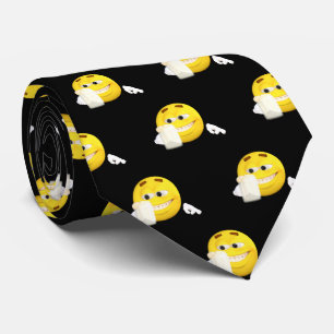 Smile emoji Bierhalsband Krawatte