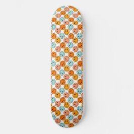 Smile Emoji Pattern Skateboard