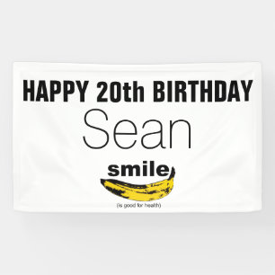 Smile est bon pour la bannière Santé 20e anniversa