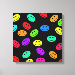 Smile Face Canvas Print Leinwanddruck