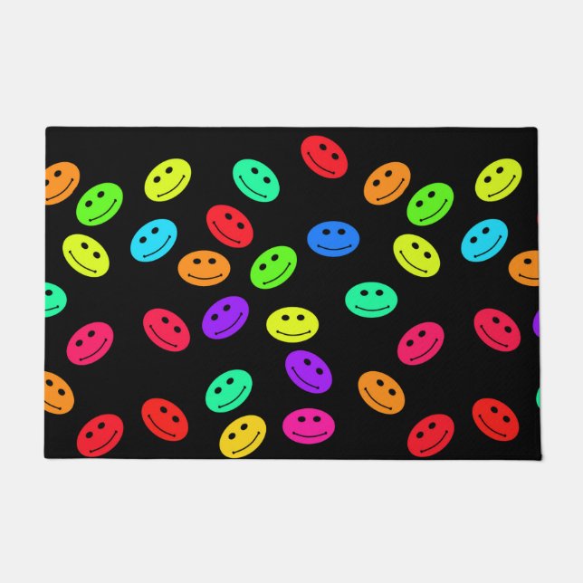 Smile Face Door Mat Fußmatte (Vorderseite)