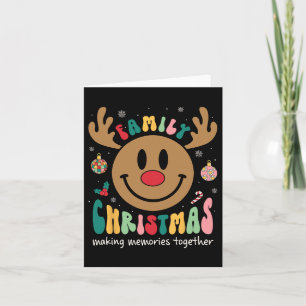 Smile Face Family Christmas 2023 Weihnachten Crew  Karte