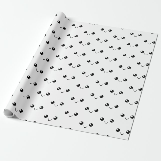 Smile Face Geschenkpapier (Ungerollt)