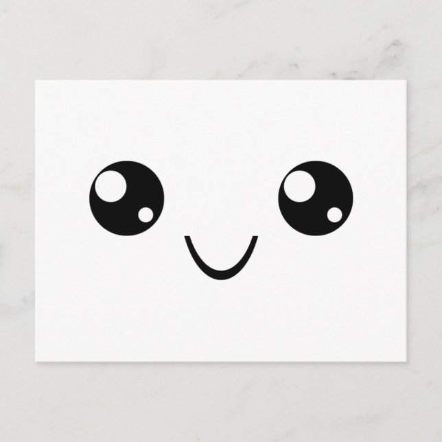 Smile Face Postkarte (Vorderseite)