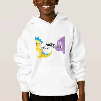 Smile For A Better Day Boy Hoodie