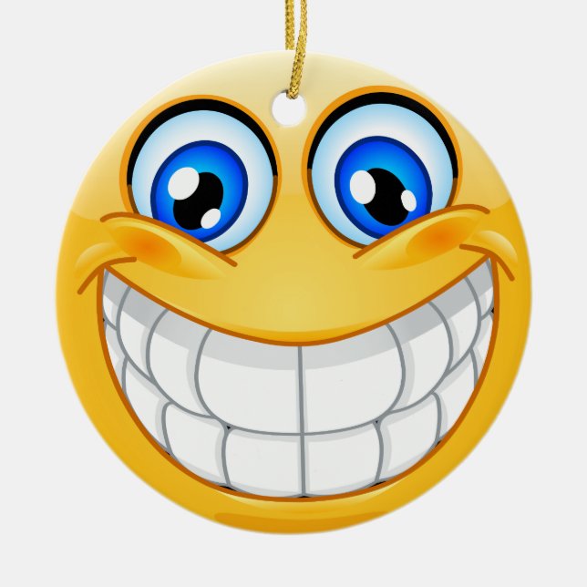 Smile Friendship Ornamenet Keramik Ornament (Vorne)