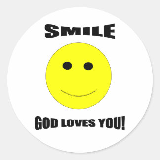 Smile God Love You Sticker