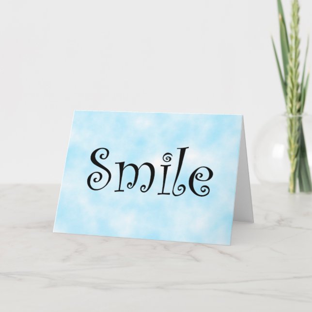 Smile-Greeting Cards Karte (Vorderseite)