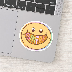 Smile Happy Face Sticker