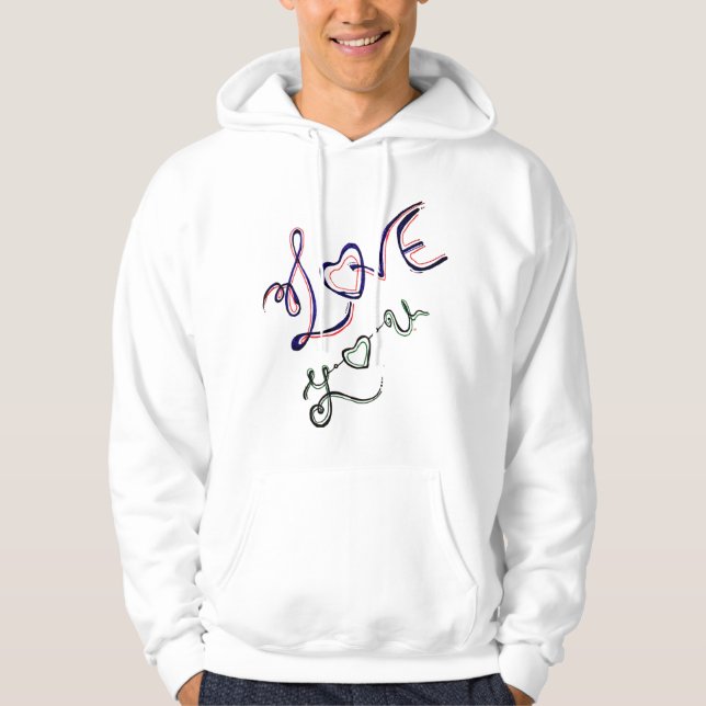 smile hoodie (Vorderseite)