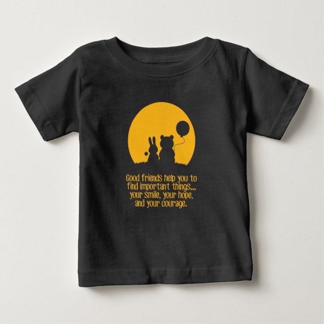 Smile, hope, courage baby t-shirt (Vorderseite)