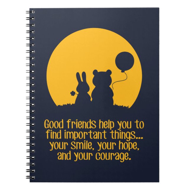 Smile, hope, courage notizblock (Vorderseite)