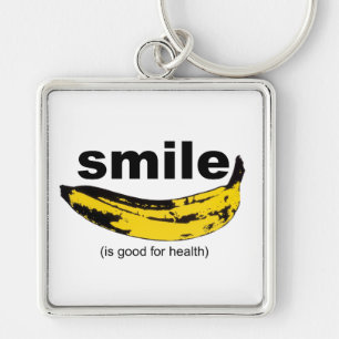 SMILE ist gut für die Gesundheit - Schlüsselanh Schlüsselanhänger