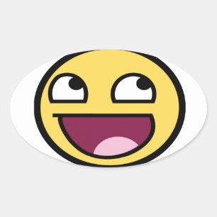 SMILE JESUS LIEBEN SIE OVALER AUFKLEBER